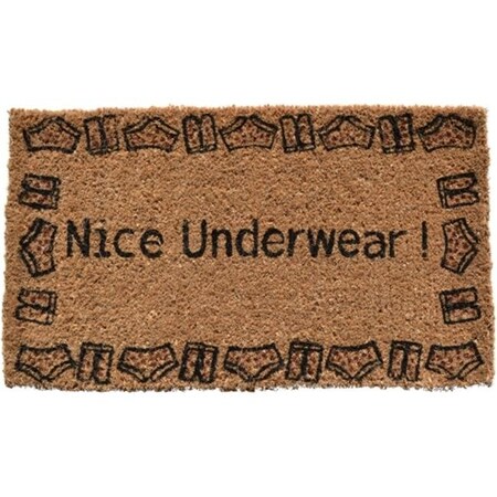 Imports Decor Inc Imports Decor 321BCM Nice Underwear Doormat 321BCM